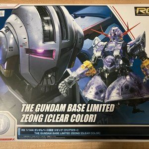 BANDAI Gundam Base Limited RG MSN-02 ZEONG Clear Color Version 1/144